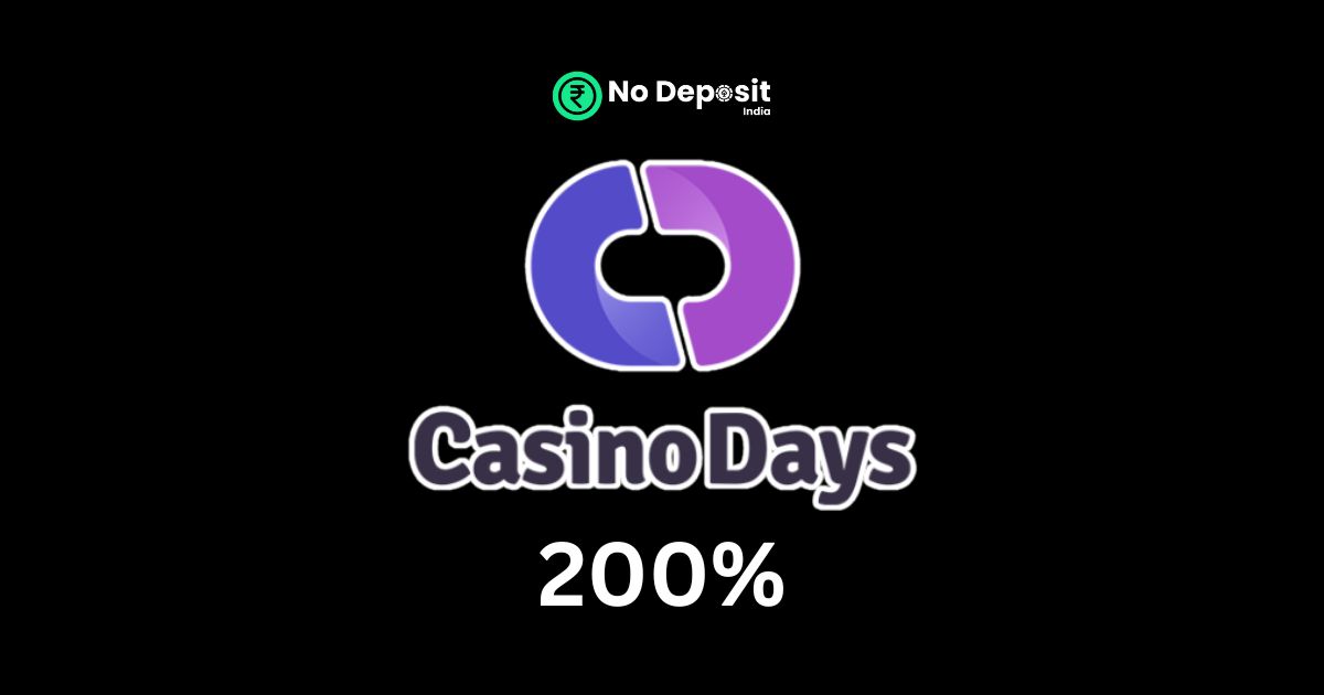 Featured Image - Casino Days 200% Depsoit Bonus Welcome Offer