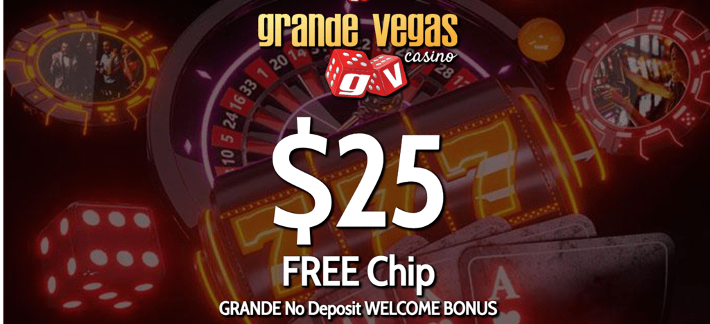 Grand Vegas 2000 INR No Deposit Bonus - Banner