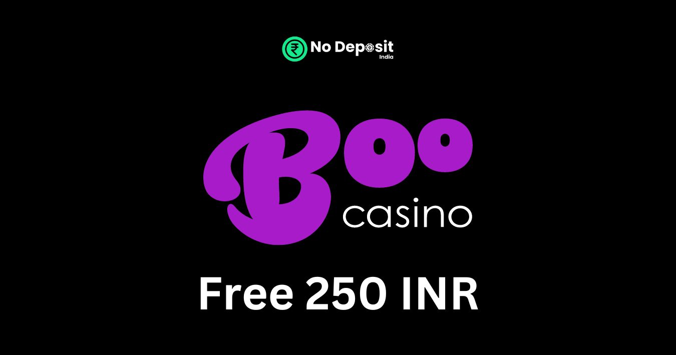 Featured Image - Boo Casino 250 INR No Deposit Bonus