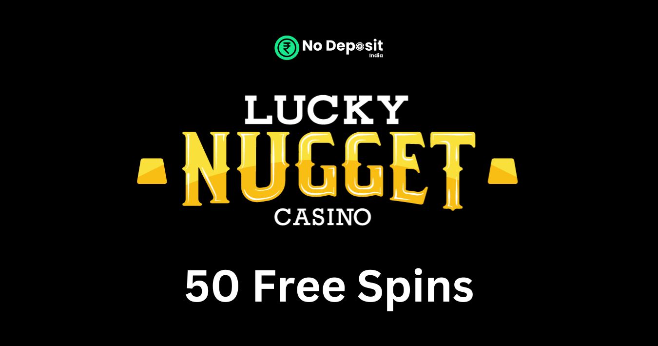 Featured Image - Lucky Nugget 50 Free Spins No Deposit Bonus
