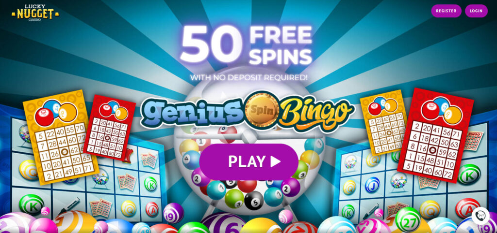 Lucky Nugget Casino 50 Free Spins No Deposit Bonus - Banner