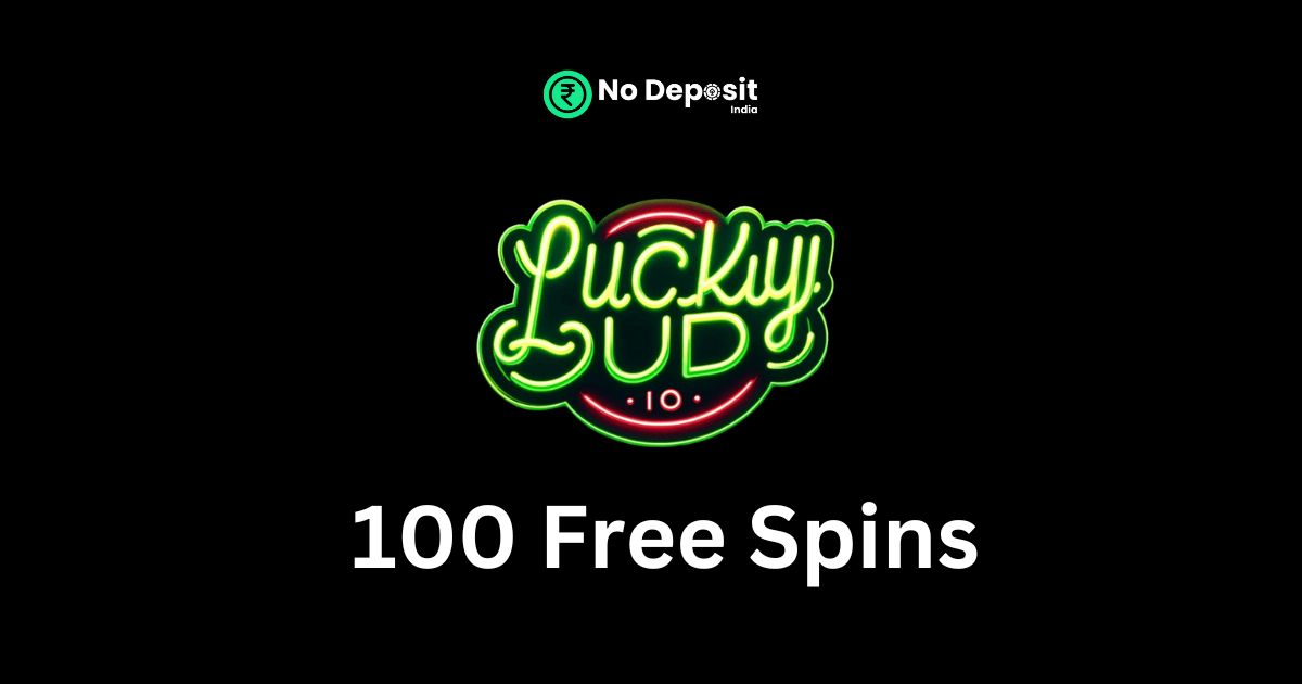 Featured Image - LuckyBud 100 Free Spins No Deposit Bonus