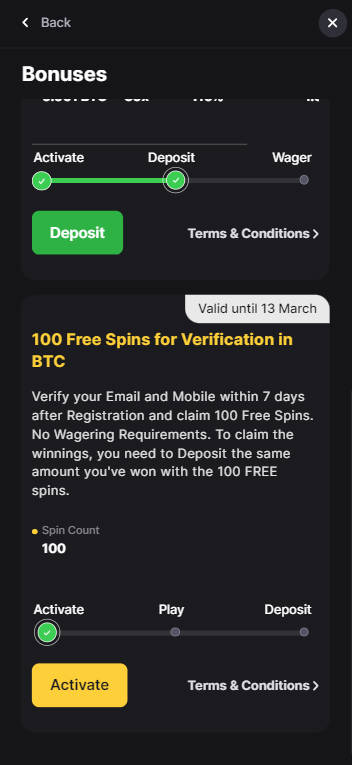 FortuneJack 100 Free Spins No Deposit Bonus - Step 2 - Register at FortuneJack - C